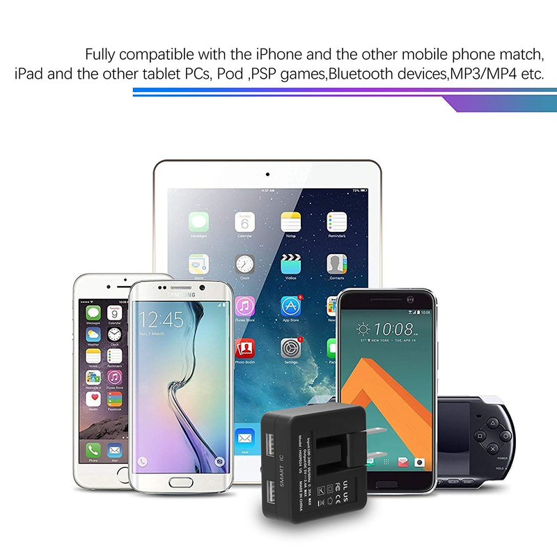 Illustration for article titled (Up To 45% Off) Phone Charger,Sngg Rapid Dual USB Port Wall Charger + Extra 2Pack iPhone Charging Cable at only $7.53 with free shipping